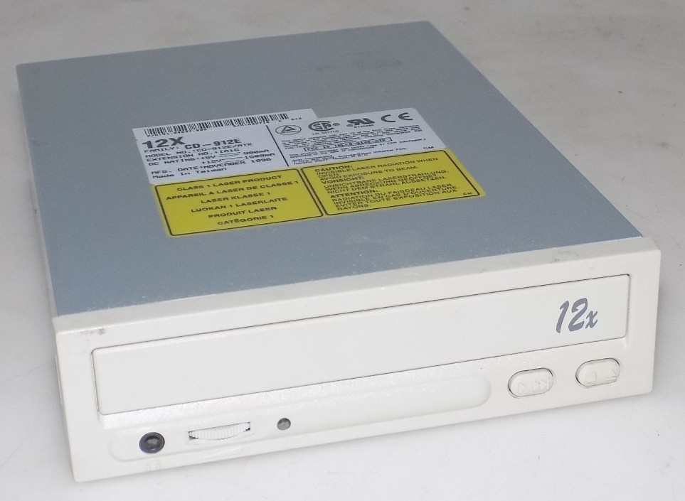 Vintage- Acer CD-912E 12X IDE CR-ROM Optical Drive CD-912E/ATK Tested Working
