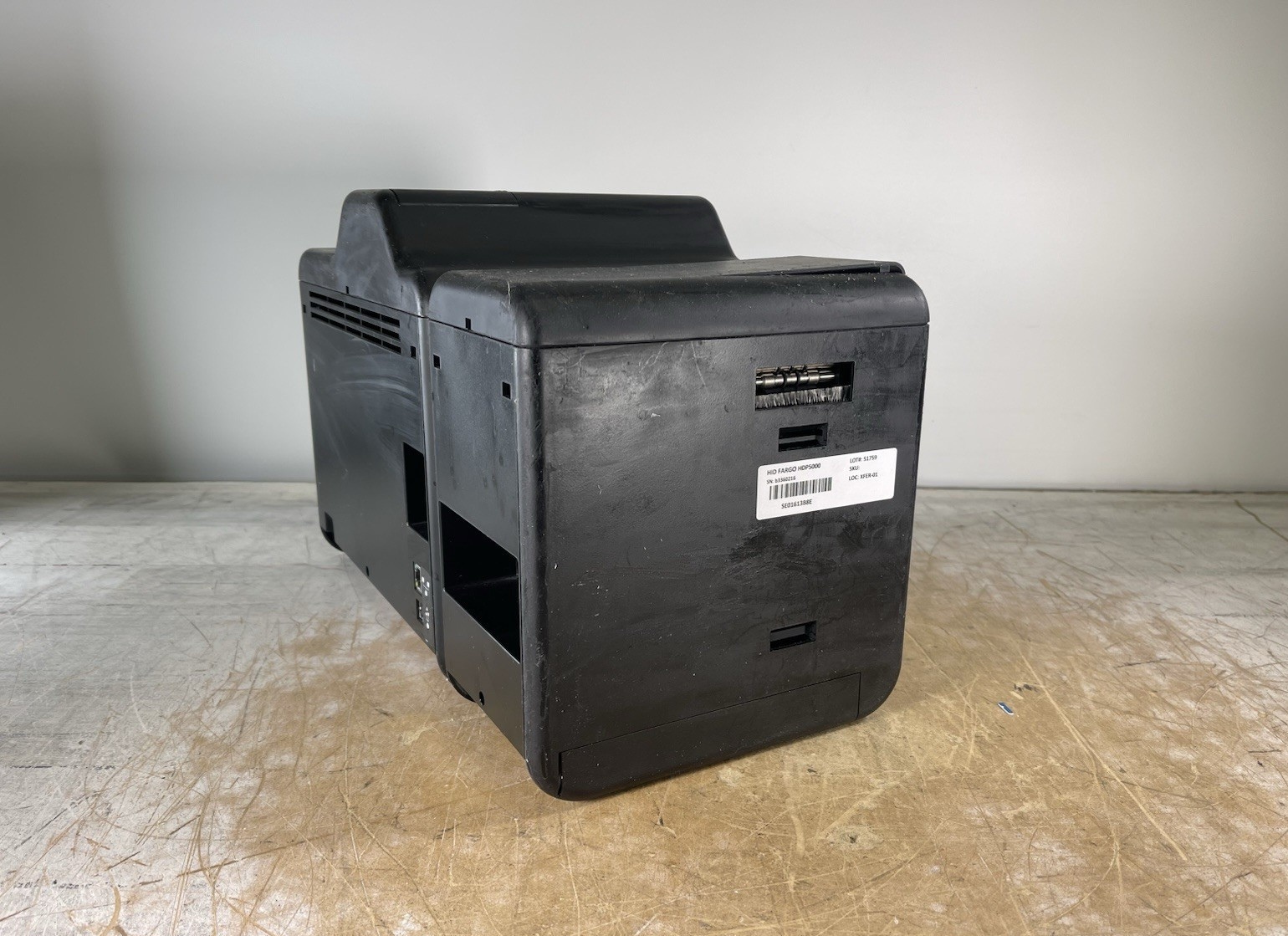 HID FARGO HDP5000 DUAL-SIDED COLOR ID CARD PRINTER -  READ DESCRIPTION