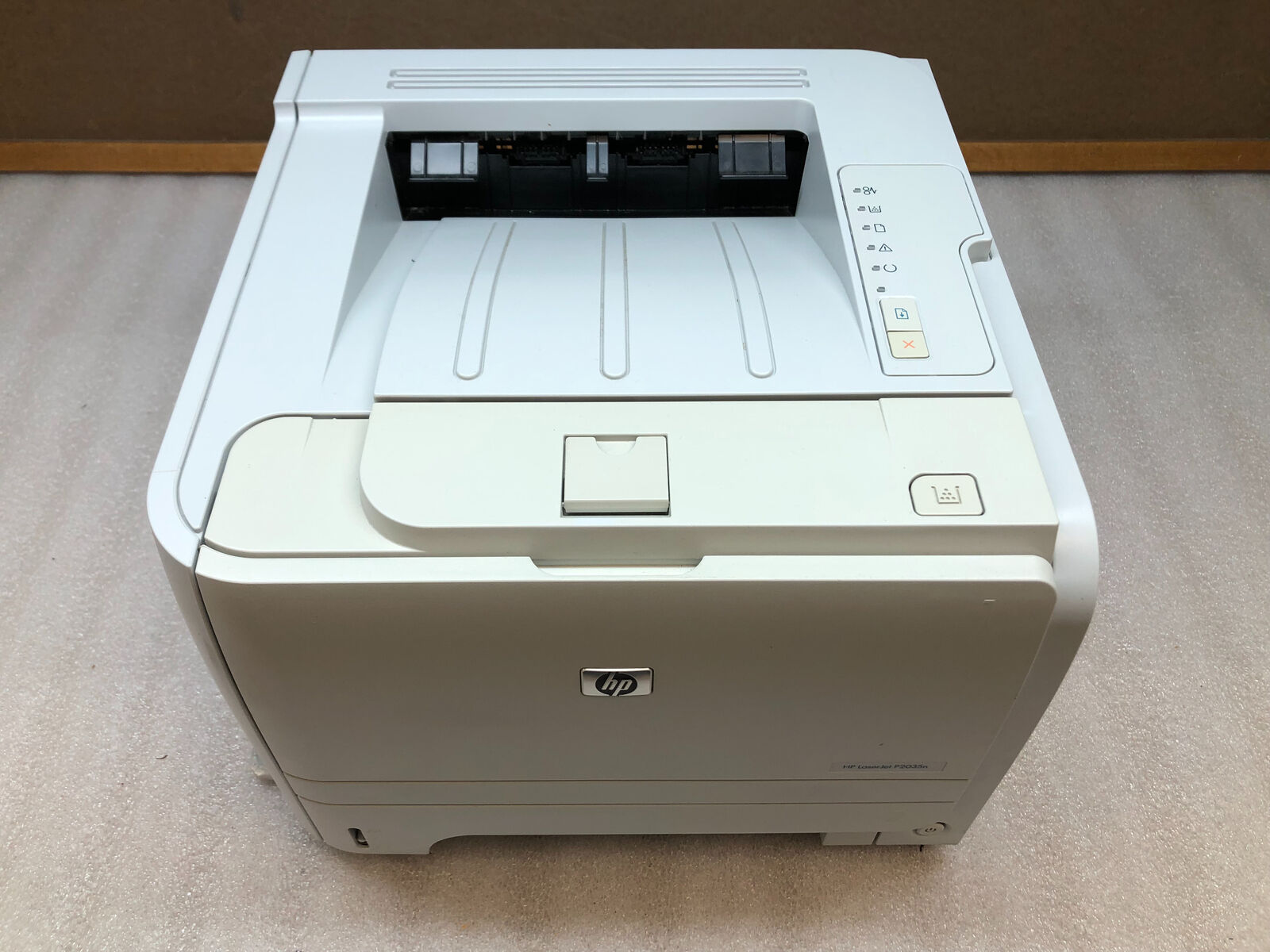 HP LaserJet P2035n CE462A Workgroup Monochrome Laser Printer 2k pgs NO TONER