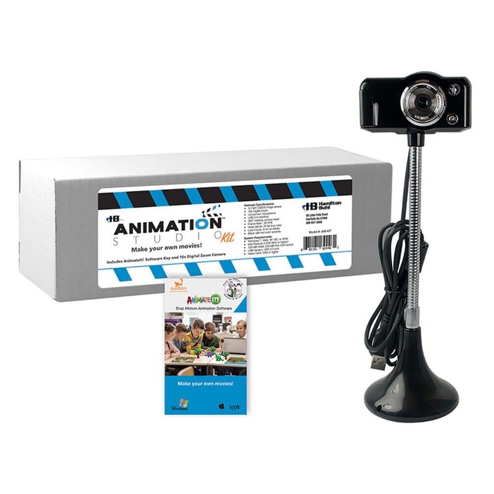 HAMILTONBUHL ANI-KIT Steam Education Animation Studio Kit Capture From Webcam
