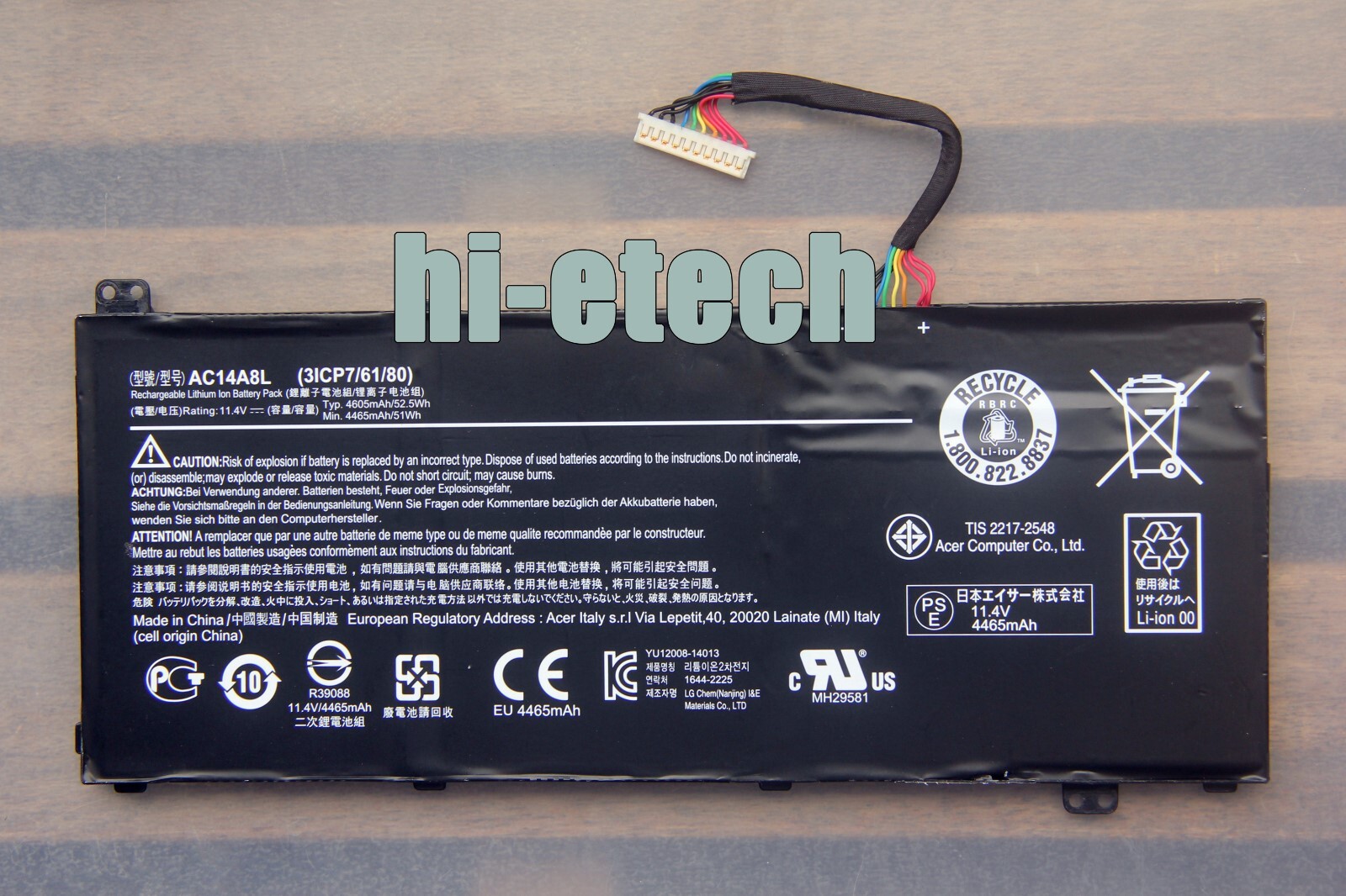 Genuine AC14A8L OEM Battery For Acer V15 Nitro Aspire VN7-571G VN7-591G VN7-791G