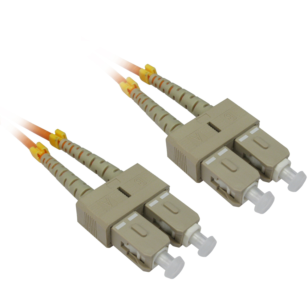 20 PACK LOT 1m SC-SC Duplex 50/125 OM2 Multimode Fiber Patch Cable Orange 3FT