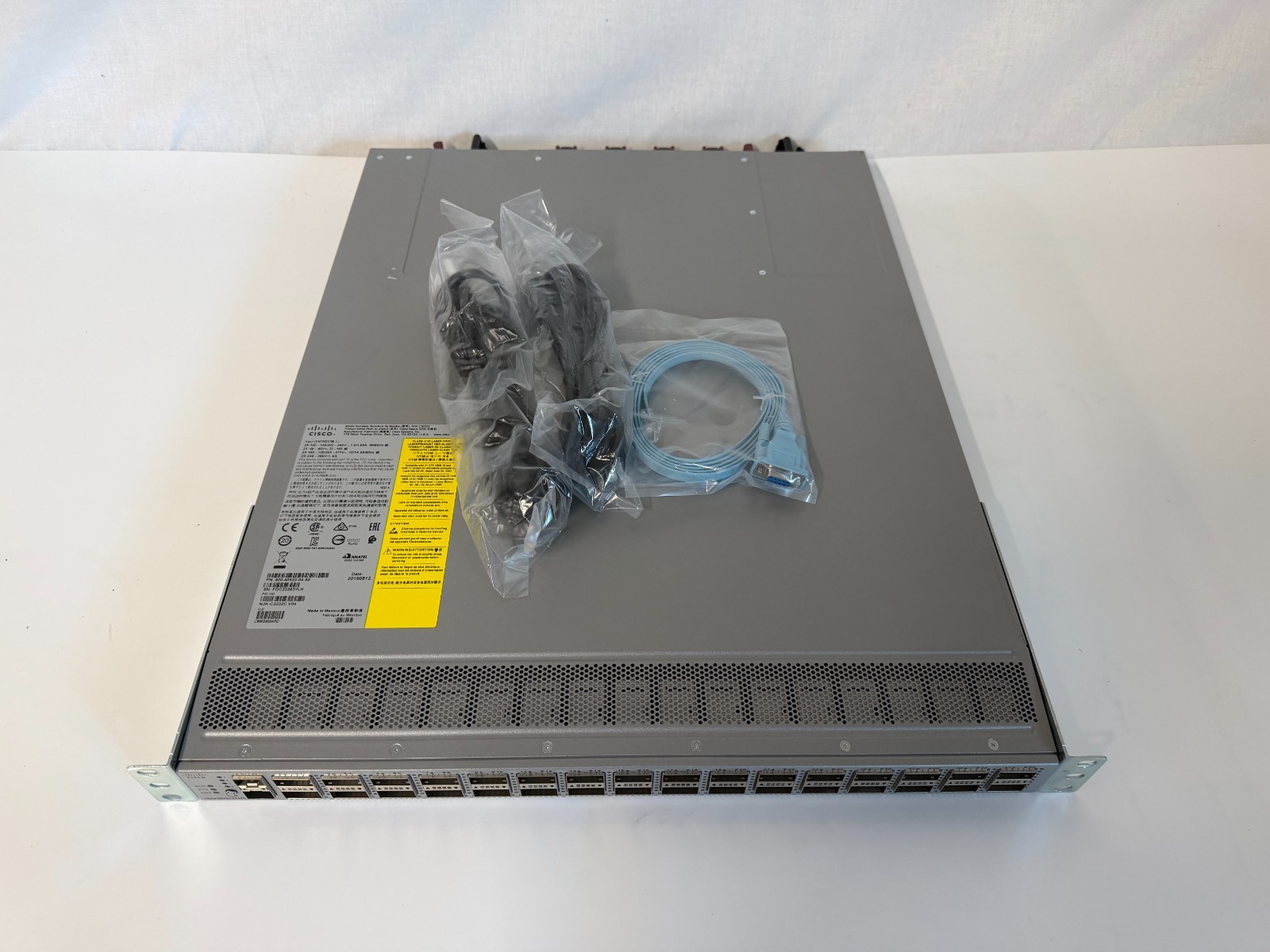 Cisco Nexus N3K-C3232C 32 Port QSFP 100G 2 SFP 10G Network Switch