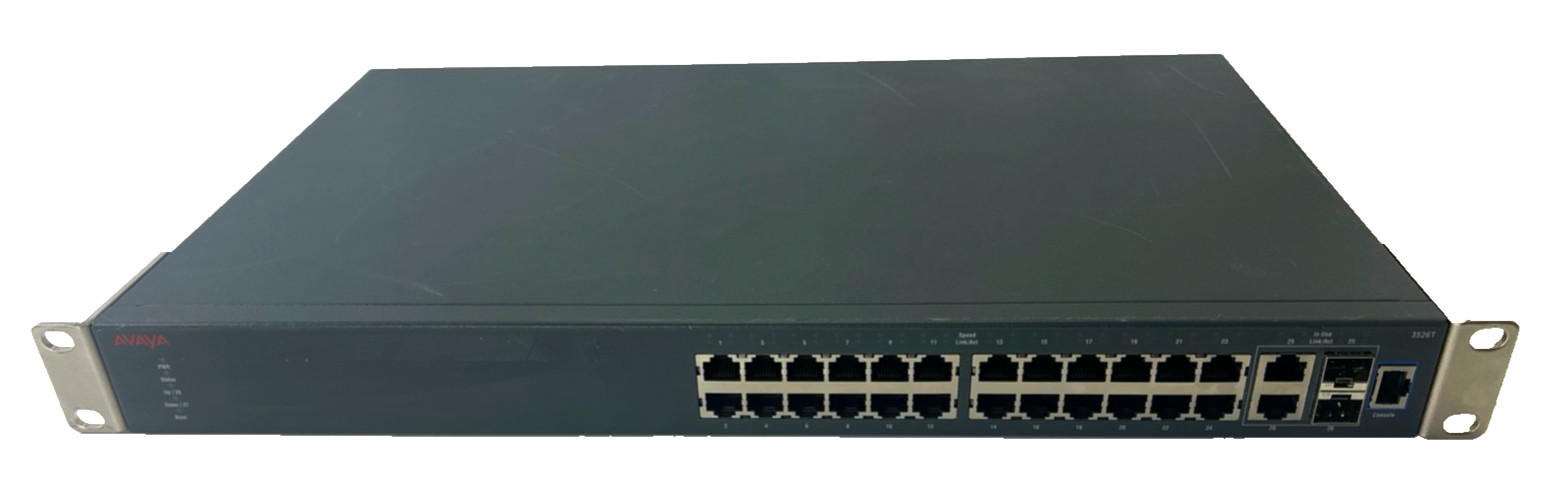 Avaya ERS 3526T-NO PC Ethernet Routing Switch AL3500A01-E6 Rackmount 3526T