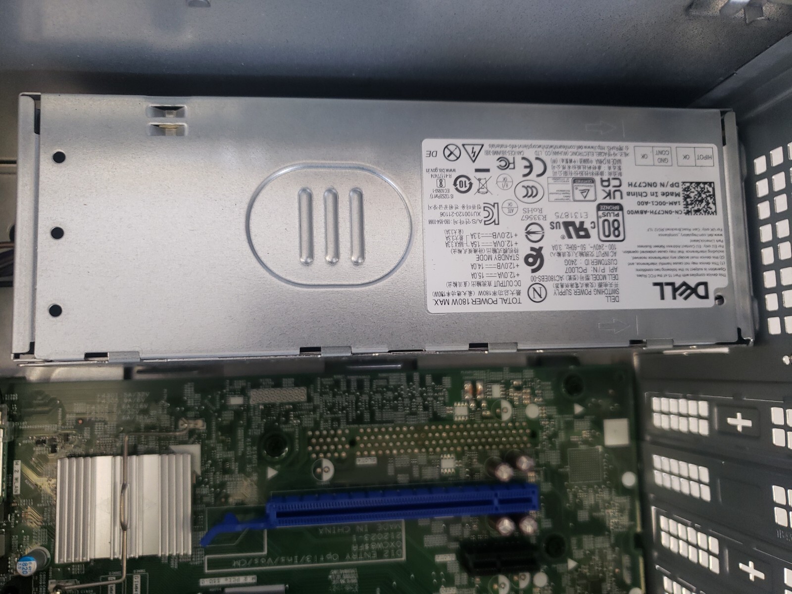 Dell Optiplex AC180ES-00 180W Switching Power Supply 
