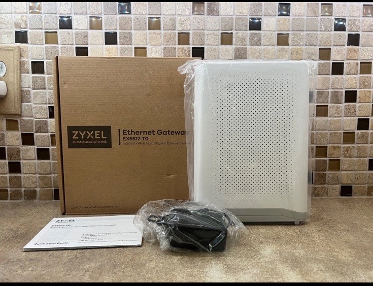 Zyxel EX5512-T0 AX6000 Dual-Band WiFi 6 Gigabit Wireless Gateway