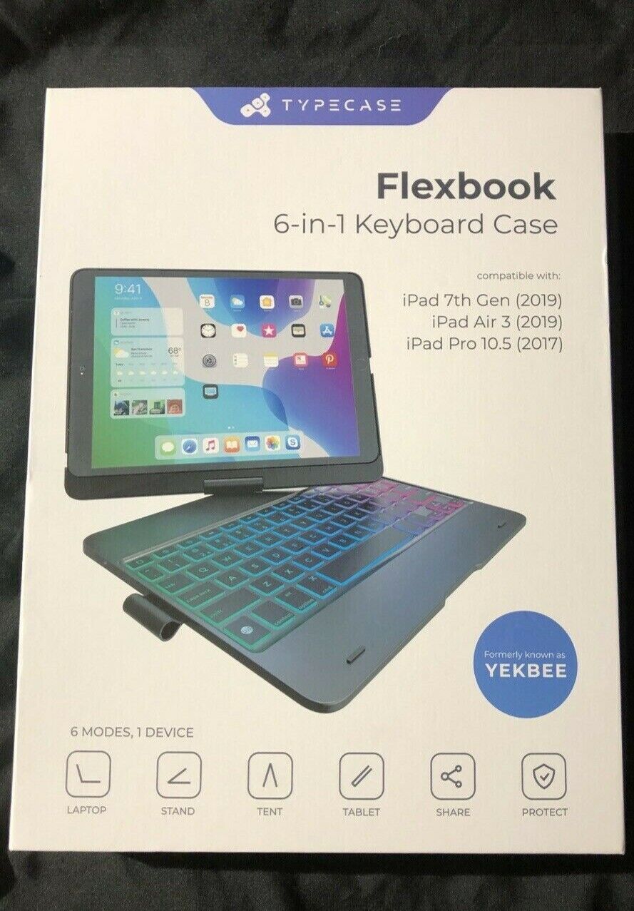 iPad Pro 11 TypeCase Flexbook Touch 6-in-1 Keyboard Case,  New in Box