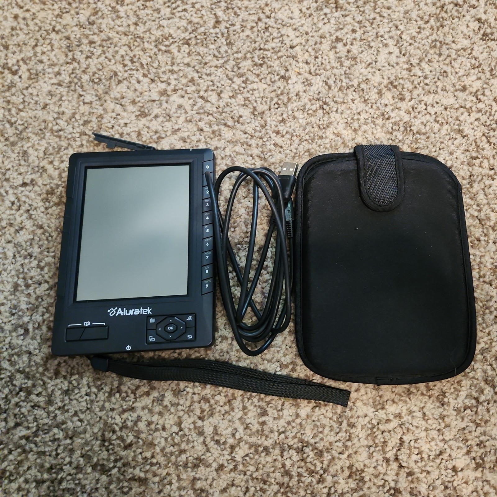 Aluratek Libre eBook Reader MP3 Player Etc. Works plugged In - BAD BATTERY