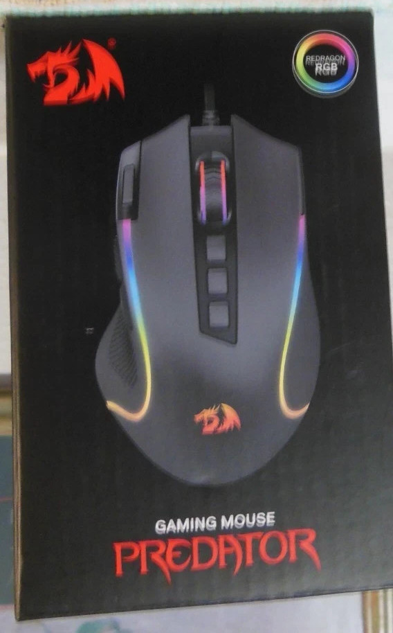 PREDATOR Gaming Mouse,egornimic design,RGB Blacklihgting