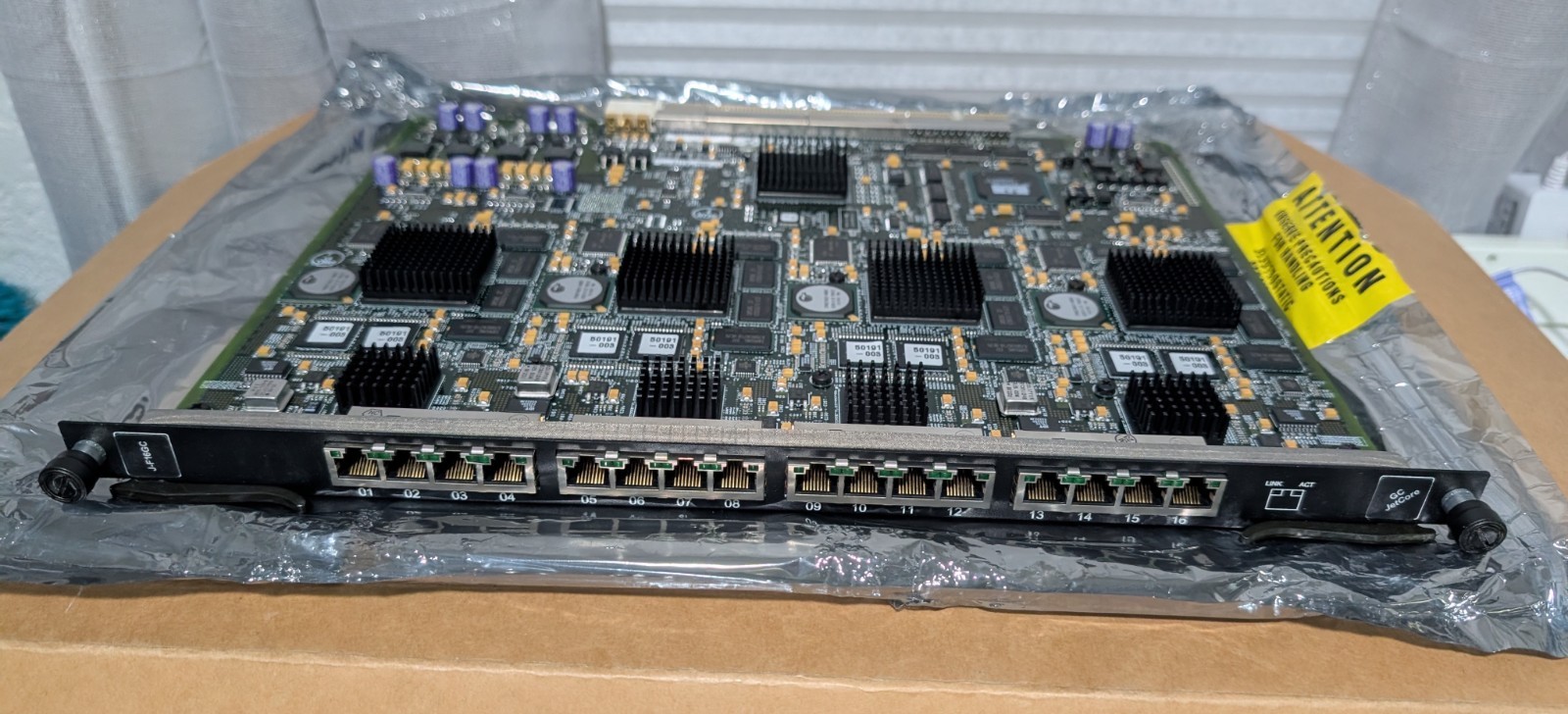 Foundry Networks J-F16GC JetCore Interface Module 16 RJ45 10/100/1000 Module