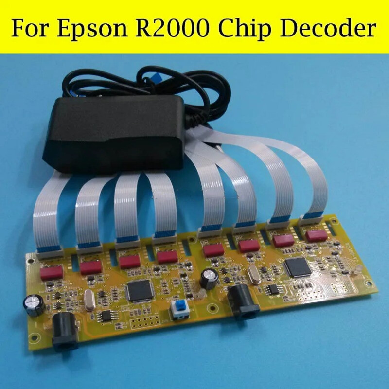 Chip Decoder for EPSON R2000 Printer Reset All Colors At Same Time