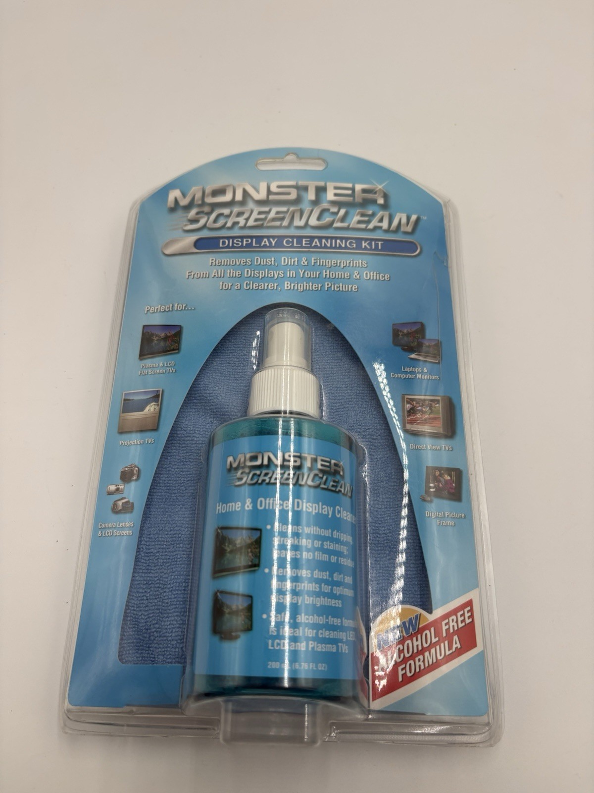 Monster ScreenClean, Display Cleaning Kit TV Lens New Factory Sealed