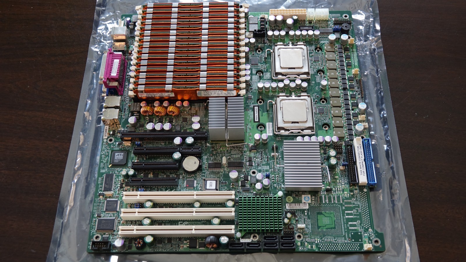 Supermicro X7DBE+ Server Motherboard Dual CPU Socket With 32GB IBM ECC RAM