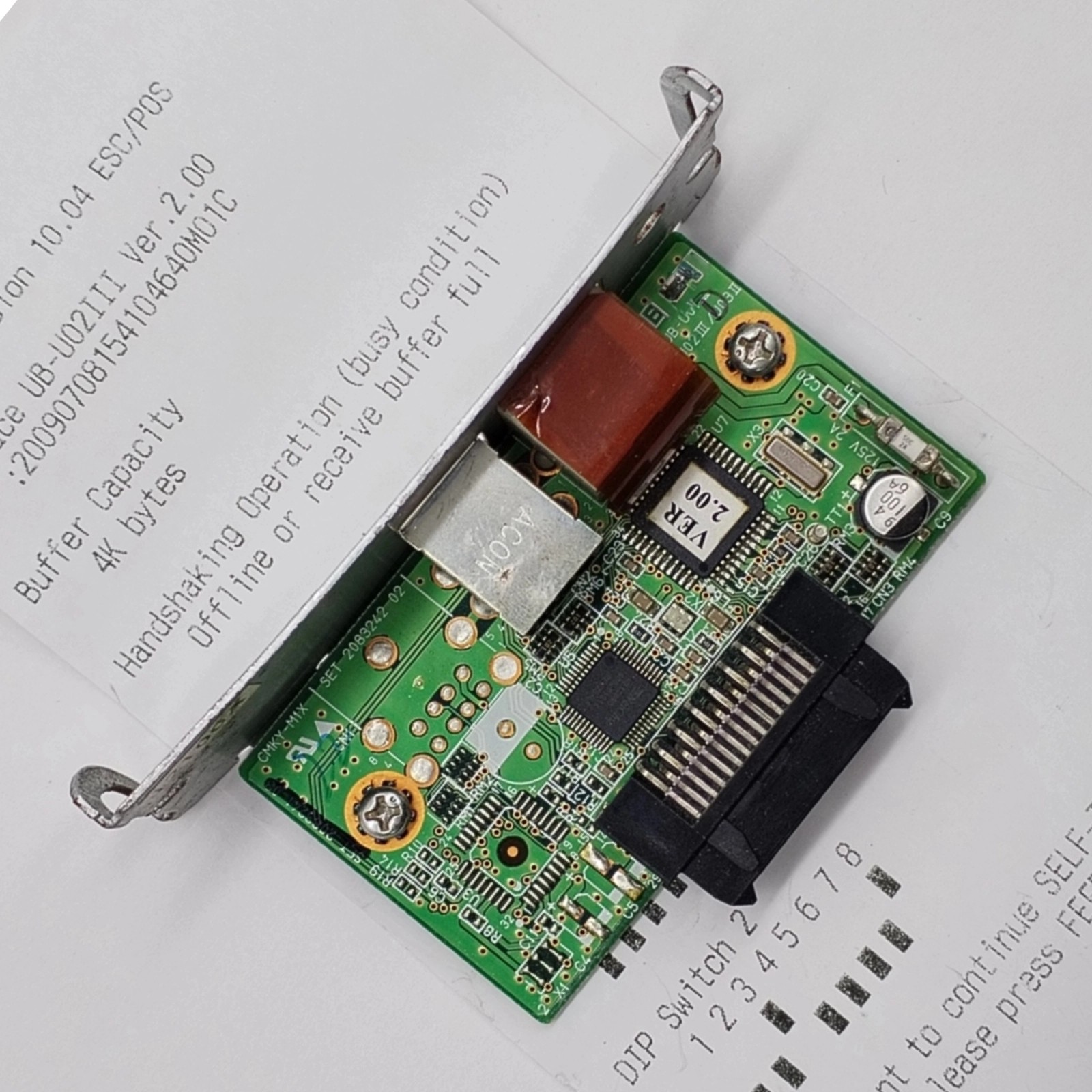 USB Port Interface Card UB-U02III Fits For Epson TM-U220 TM-T88II TM-T88III