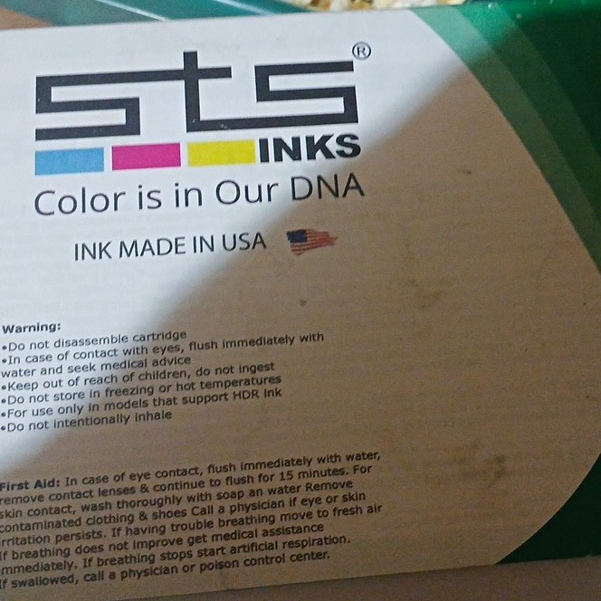 STS Inks Printer Ink Cartridge - Ink Made in USA