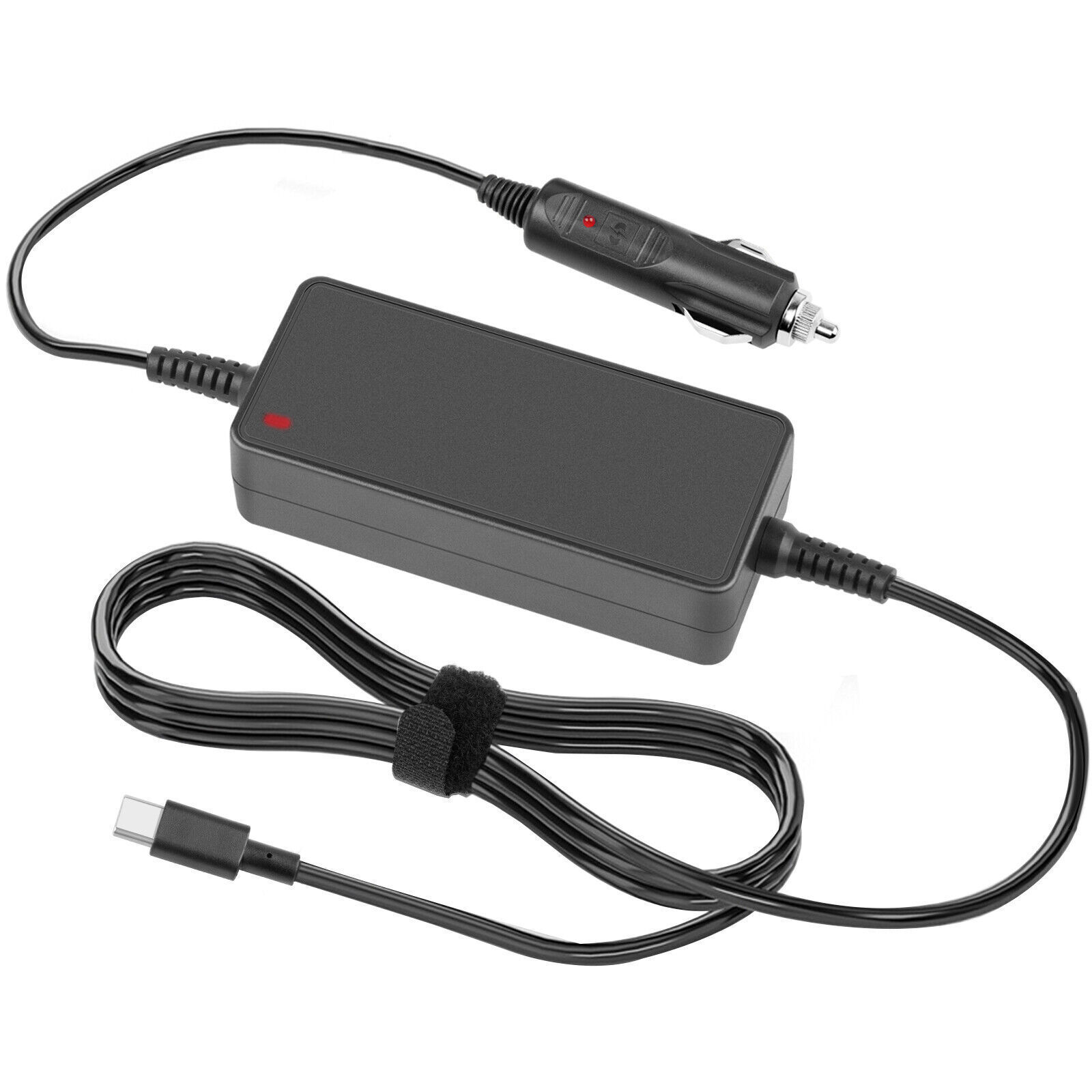 12V/24V AC DC Car Charger USB-C 90W To 15W For MacBook Pro Lenovo HP ASUS Laptop