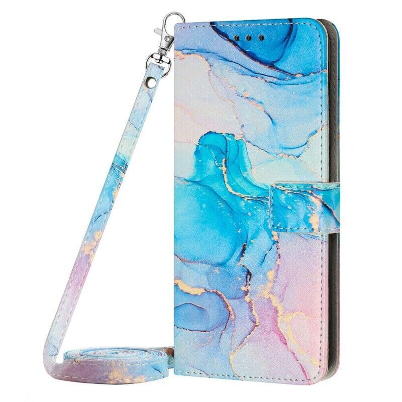 Marble Leather Wallet Cover Case For Honor 600 400 90 200 X7D X6B X50 Magic 6