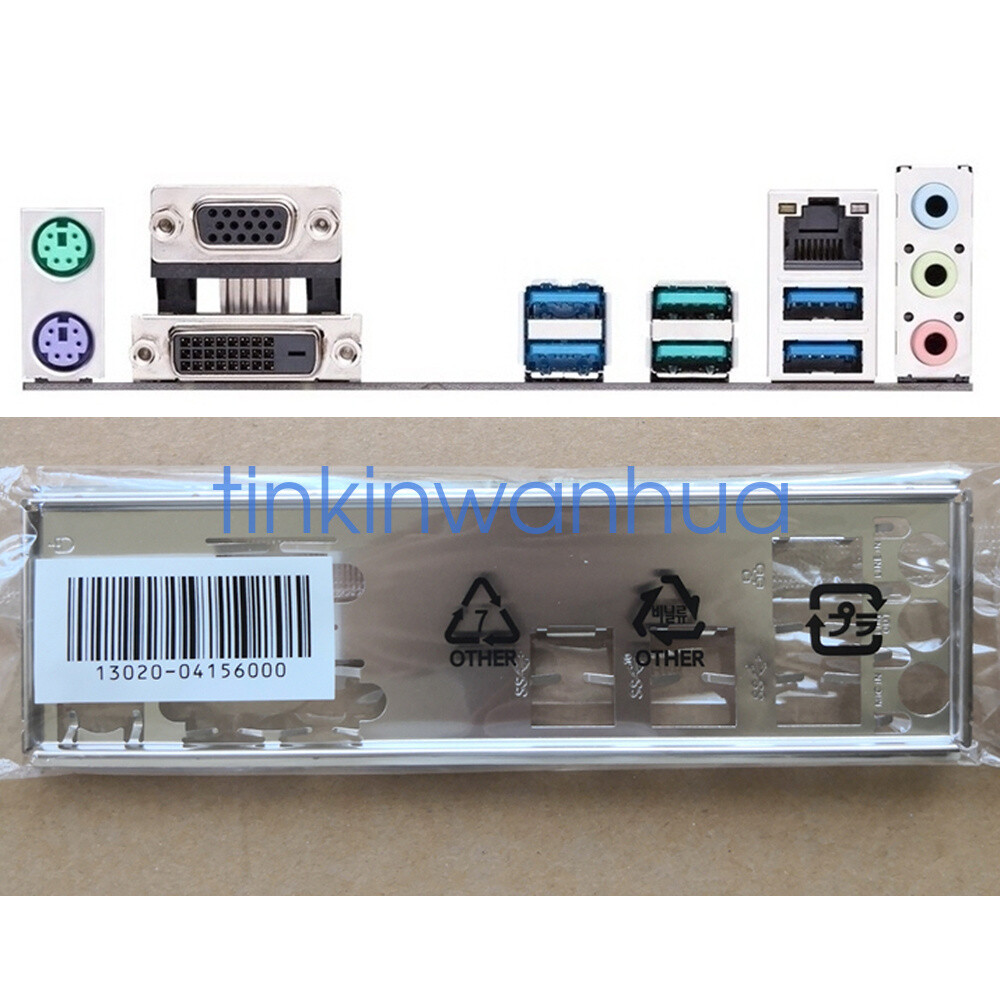 For ASUS PRIME B450M-K IO I/O Shield Backplate Back Plate