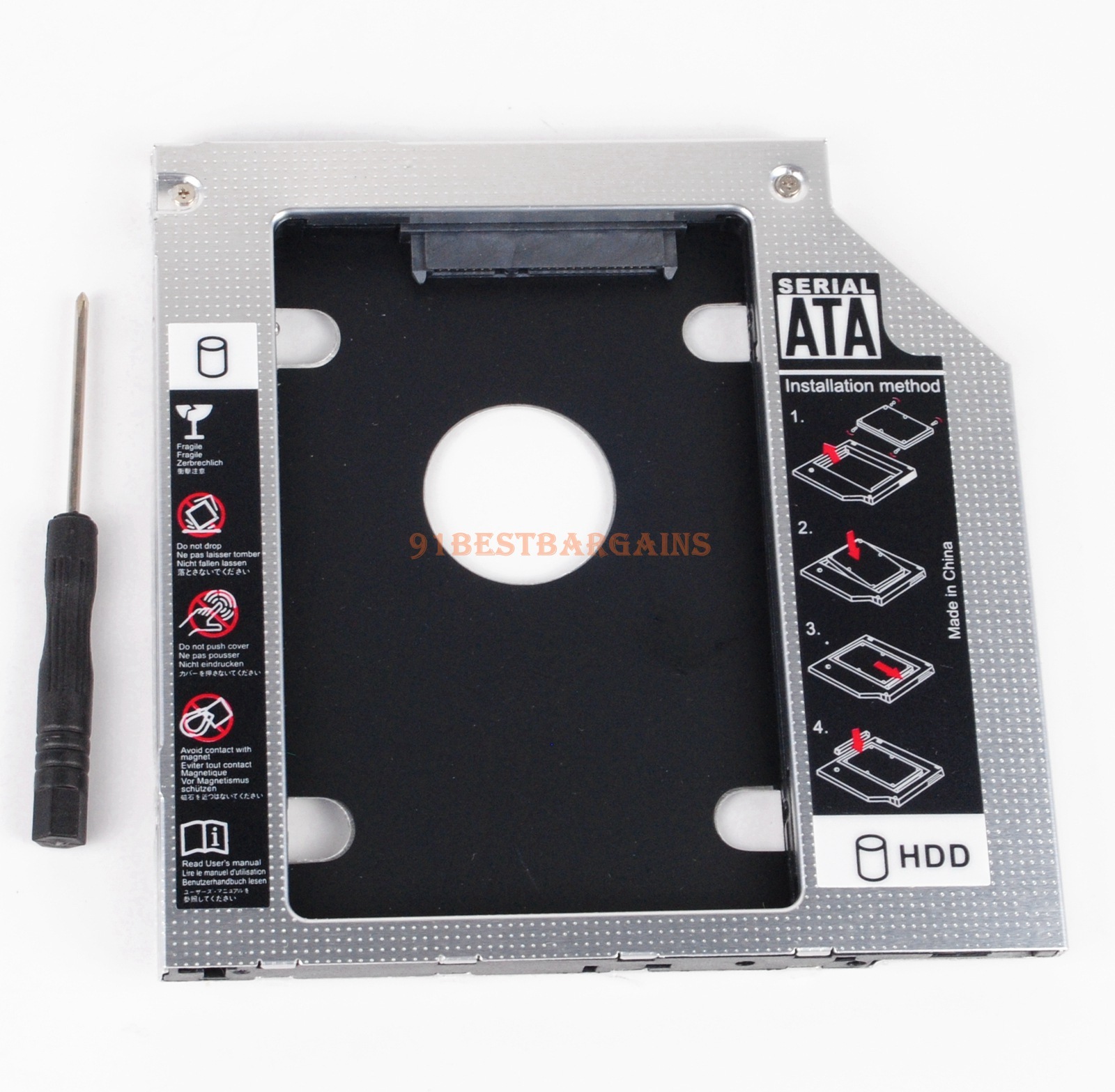 New 2ND SSD HDD HARD DRIVE caddy for dell M6400 M6500 M4700 M6600 M4800 M680