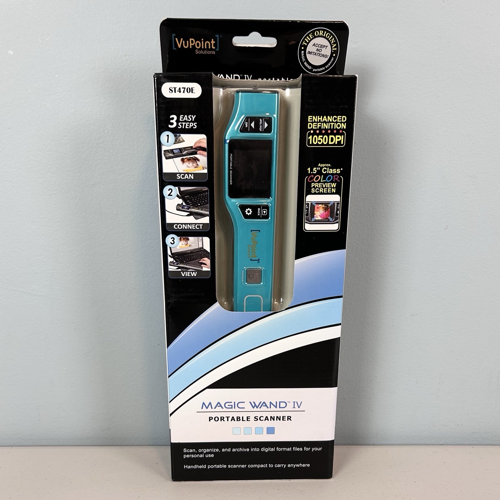 VuPoint ST470E Magic Wand IV Portable Scanner -  New / Sealed