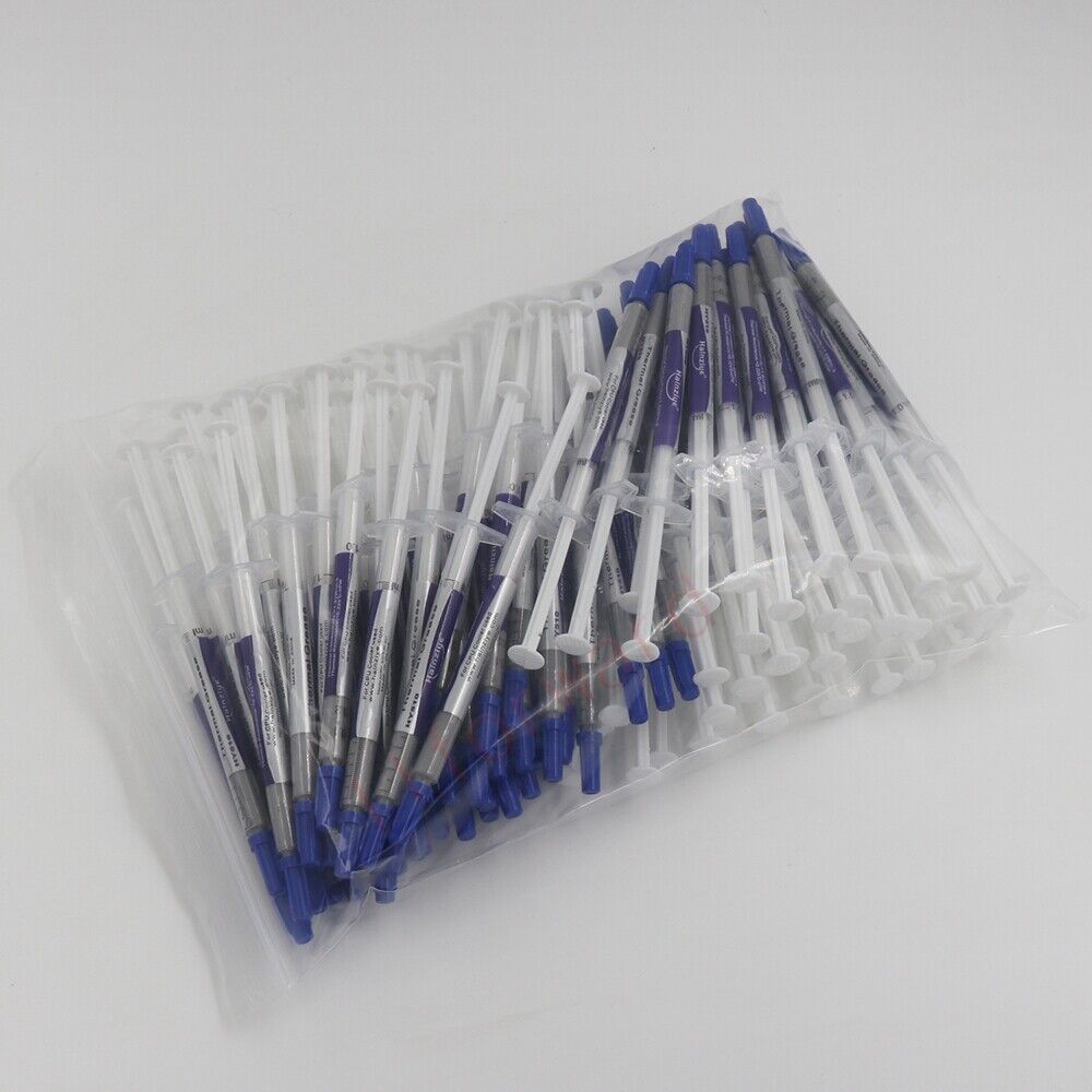100pcs 1g Grey Cooling Compound Thermal grease Paste For CPU GPU SCR LED Oven