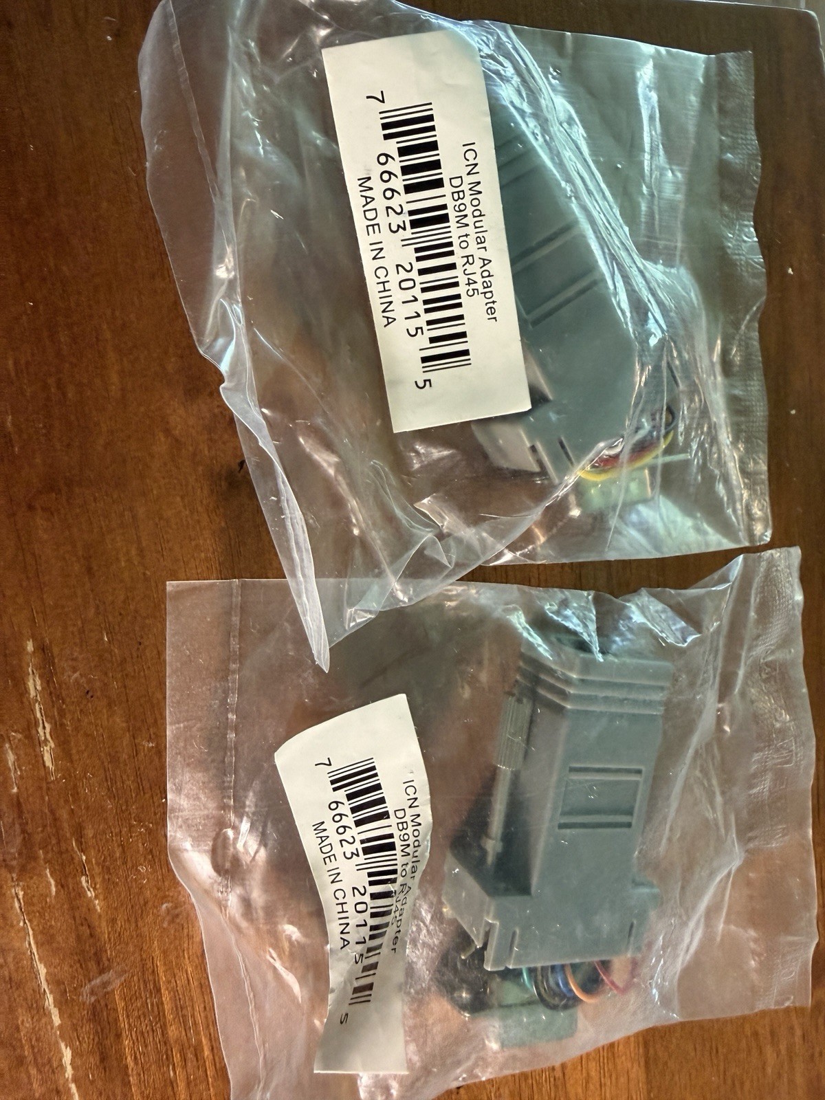 OpenGear 319016 DB9M To RJ45 Female Straight Serial 7 Pin Lot of 2x