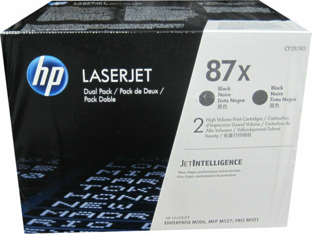 NEW HP Inc HP 87X (CF287X-D) 1-pack High Yield Black Original LaserJet Toner New