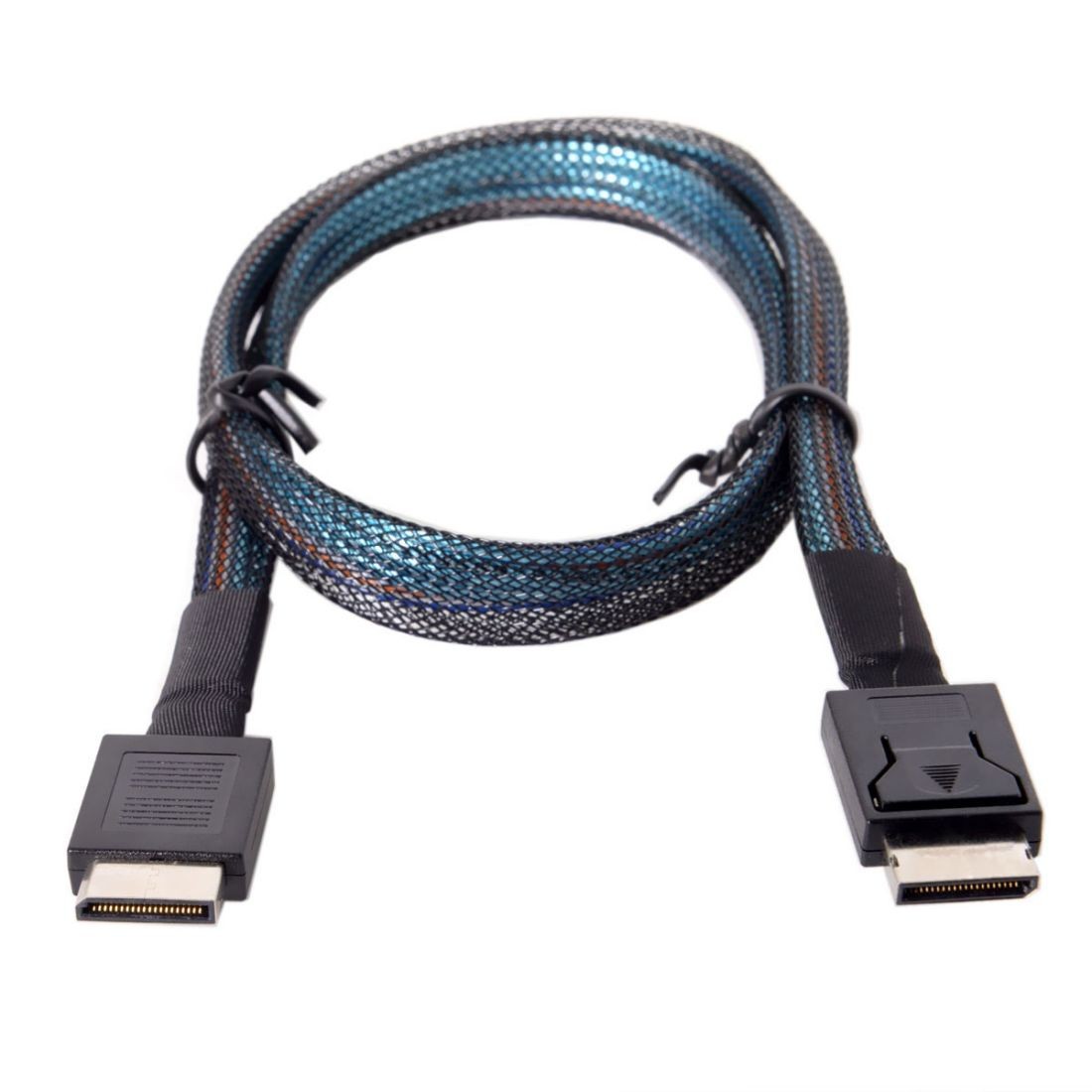 OCuLink PCIe PCI-Express 4.0 SFF-8611/8612 4i Male to Male Data Extension Cable