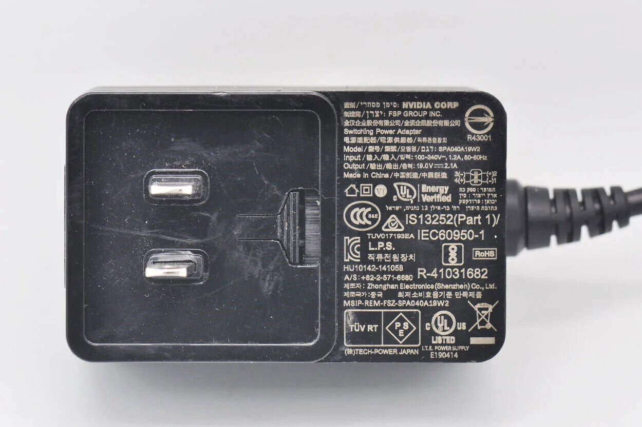 Nvidia SPA040A19W2 Power AC Adapter for Nvidia Shield TV Pro Media Server 19V