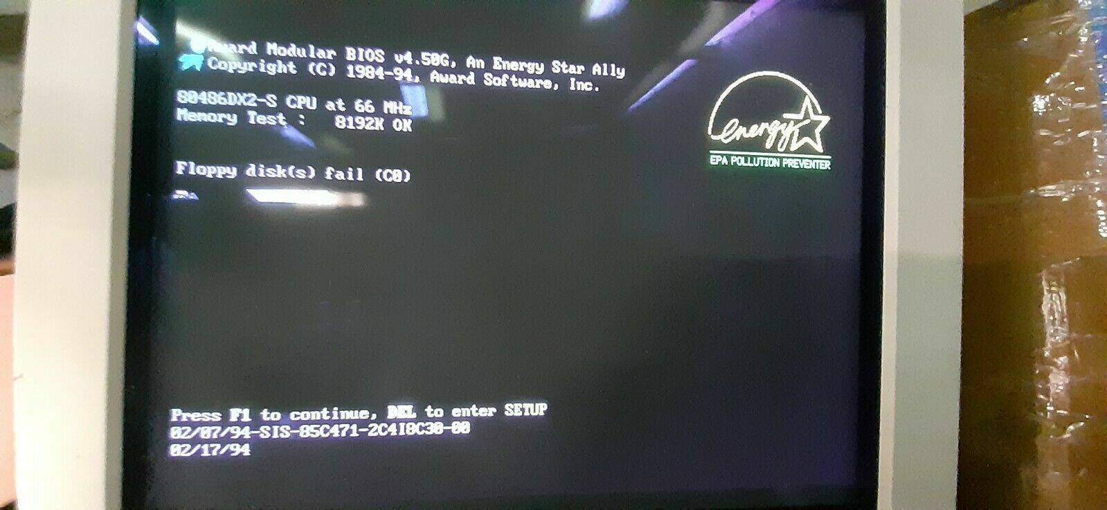 Rare 486 Motherboard, Socket 3, SiS 85C471 Chipset, 486 66MHZ CPU and 8MB RAM