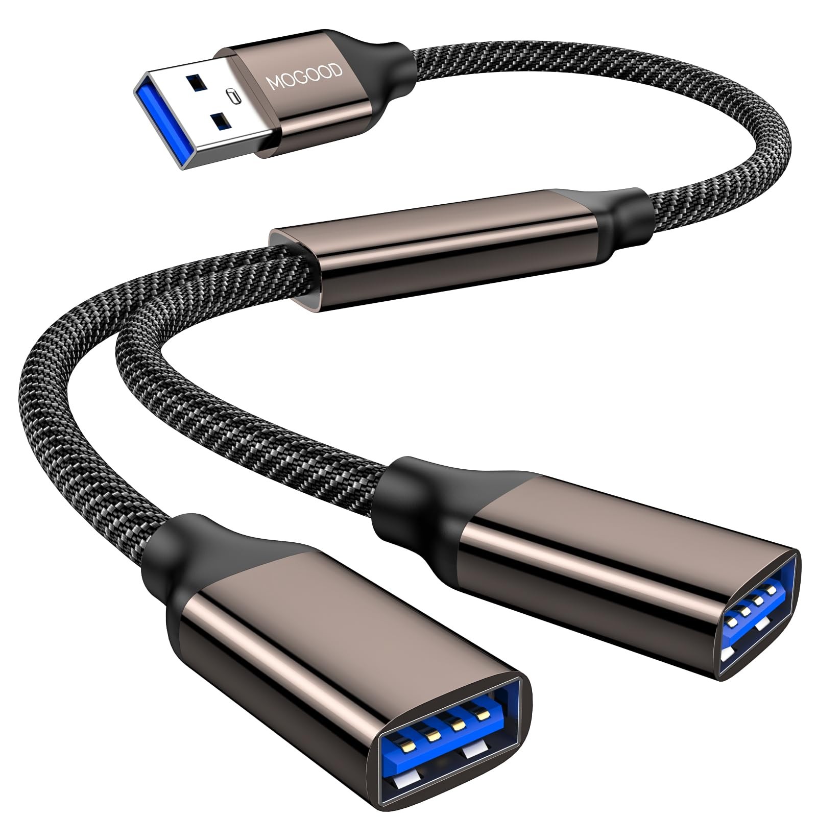 USB Splitter 1 in 2 OutUSB 3.0 Splitter Y CableDual USB Port Extender Hub USB...