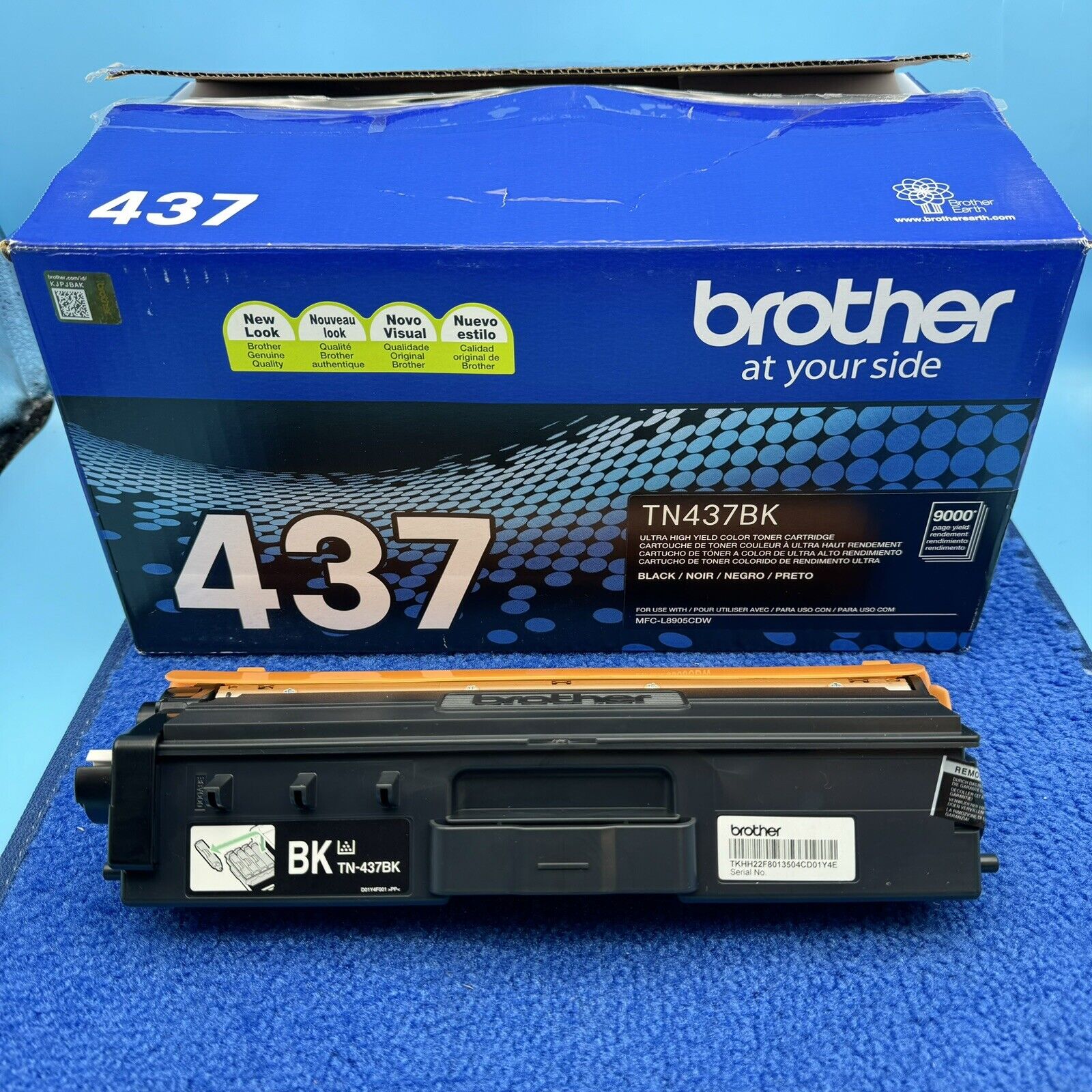 Brother TN437BK Original Ultra High Yield Laser Toner Cartridge