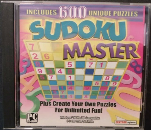 Sudoku Master [Win 98/Me/XP, 671169036591] Includes 600 Unique Puzzles