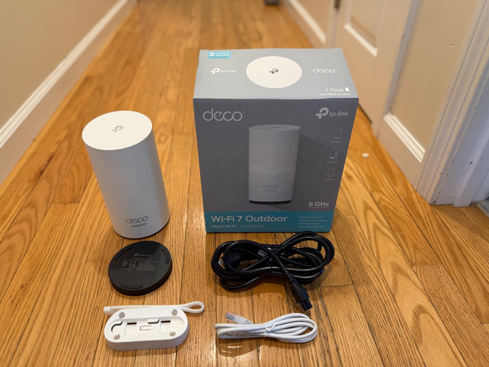 TP-Link Deco BE11000 Tri-Band Outdoor Mesh Wi-Fi 7 Router (BE65-Outdoor)