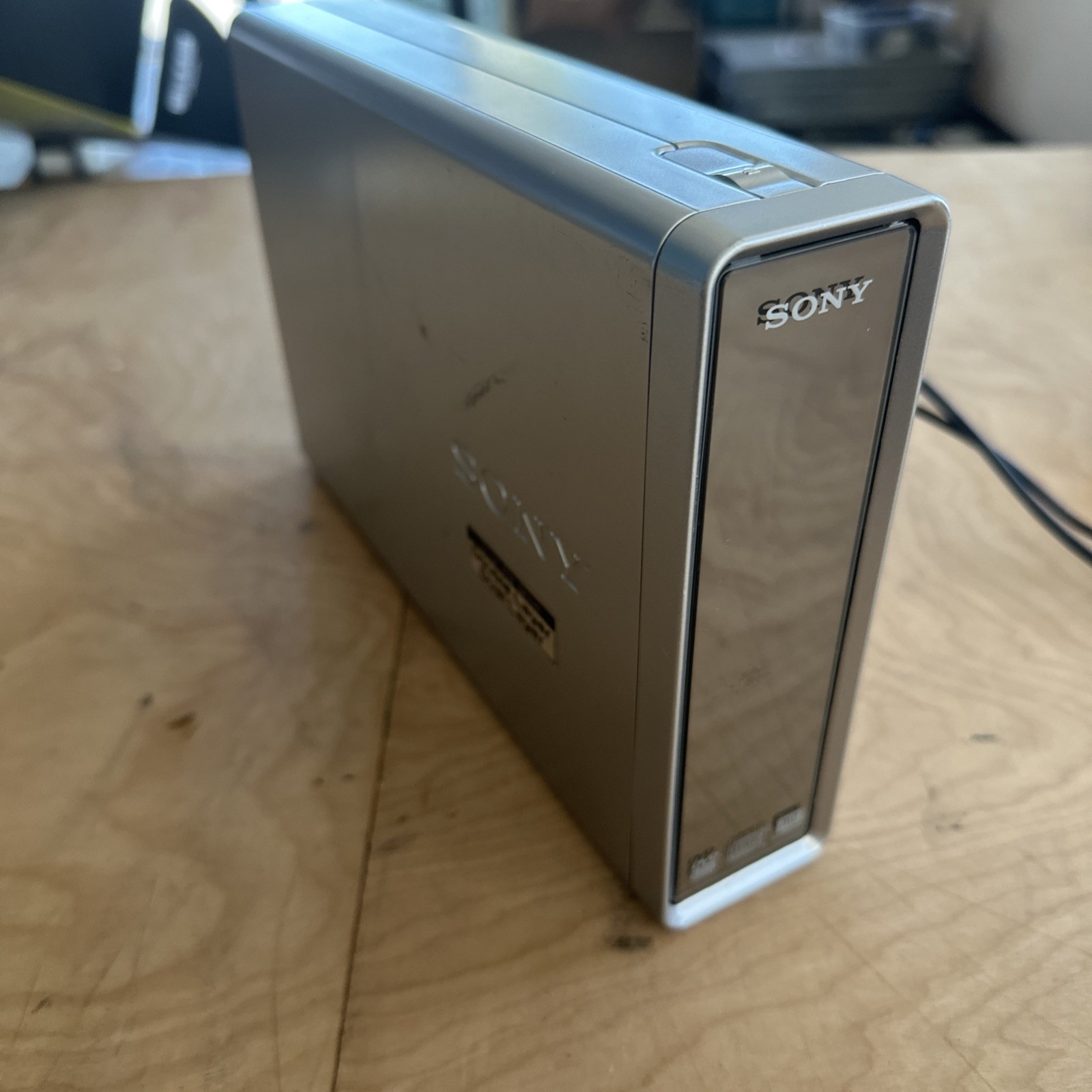 Sony DRX-830U External DVD CD Rewritable Dual Layer Drive USB Silver W/ Cables