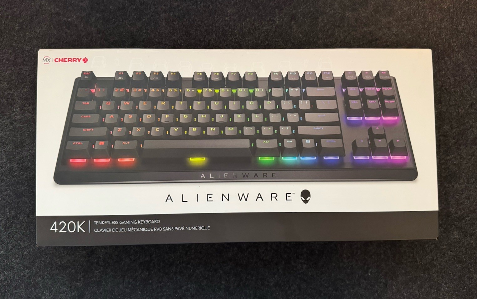 Alienware Tenkeyless Gaming Keyboard - AW420K Dark Side of Moon