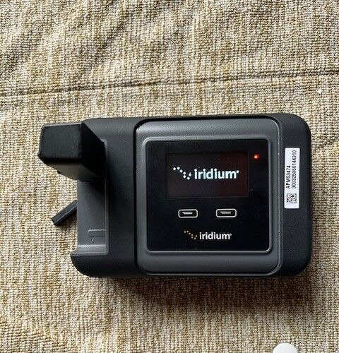 Iridium GO Satellite Wifi Hotspot w/Fixed Antenna, Box, Accessories, SIM card