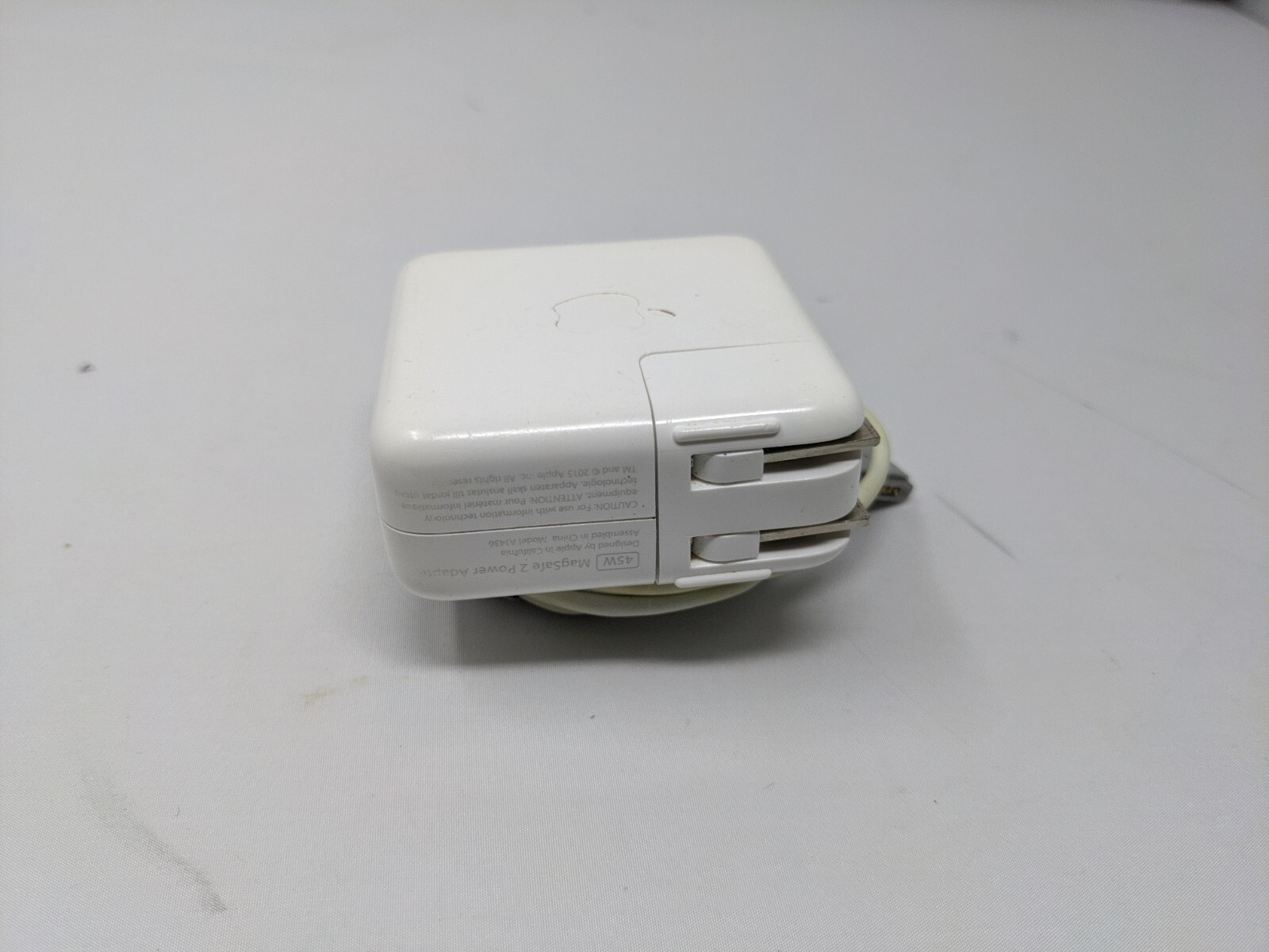 Apple Model A1436 45W MagSafe 2 Fast T-Tip POWER Adapter w Magnetic DC Connector