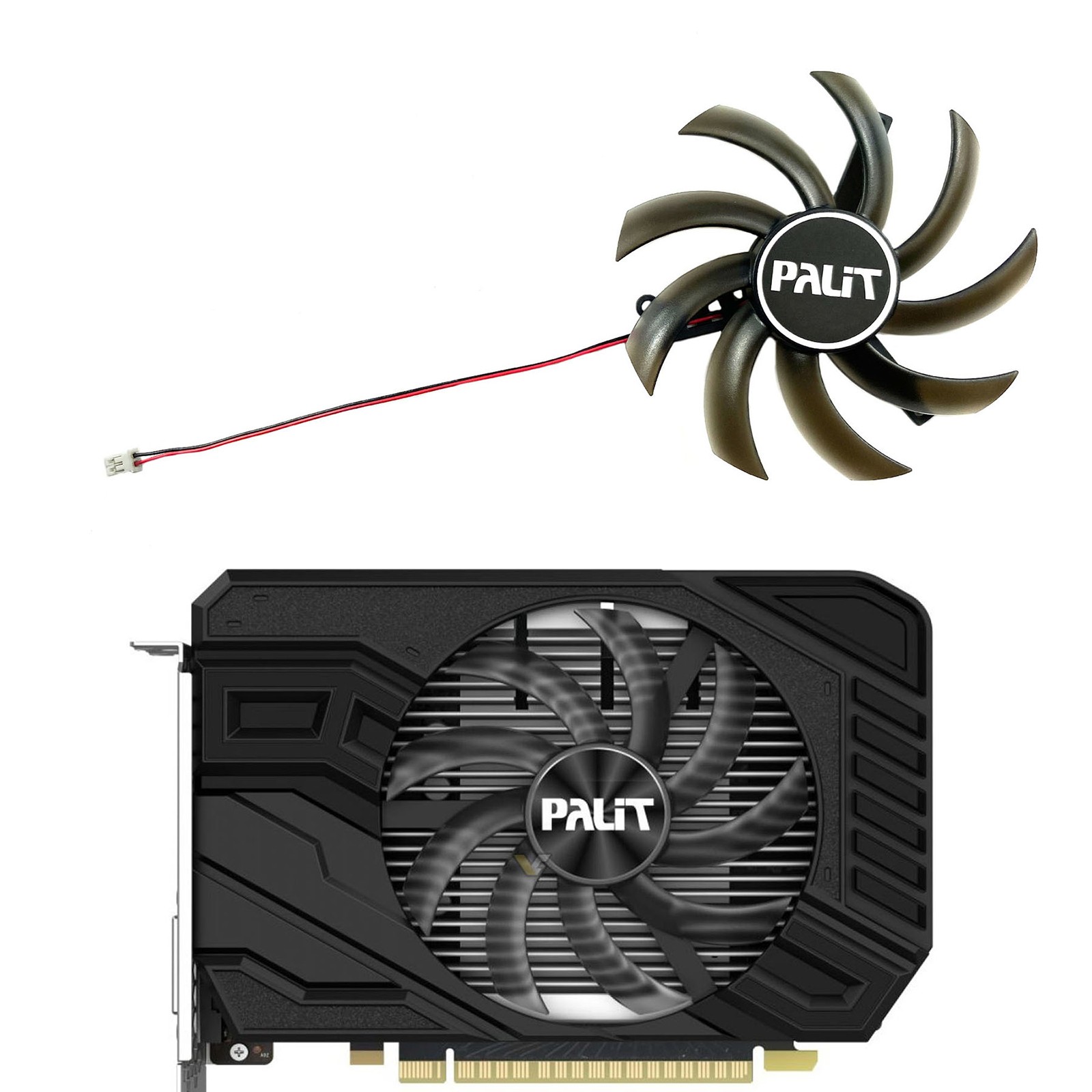 1pcs OR-Single Fan Graphics Card Cooling Fans for PALIT GTX1650S StormX OC