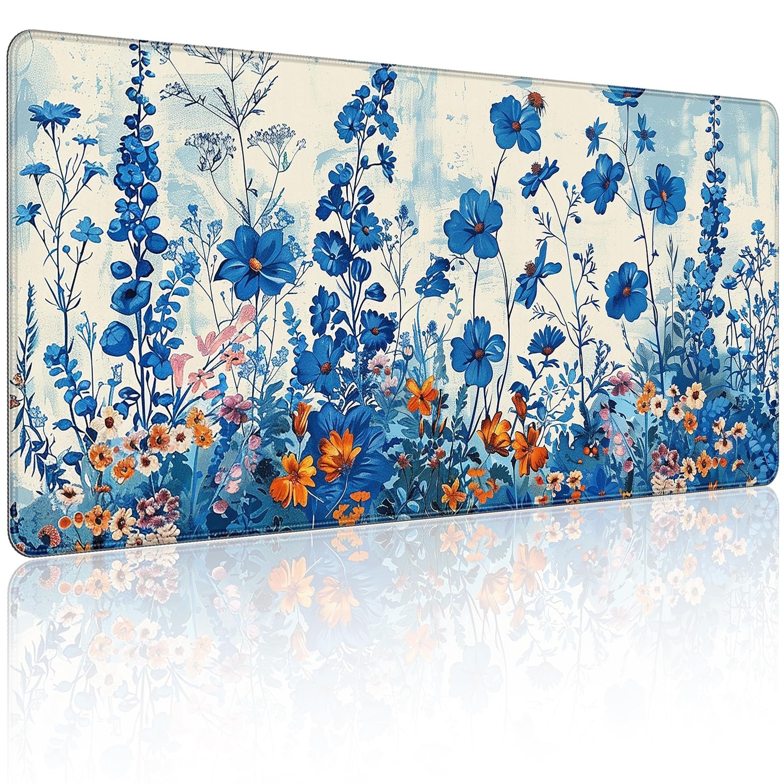 KOBWOPI 35.4 x 15.7 in, XXL Large Mouse Pad for Desk, Extended Keyboard Mouse...