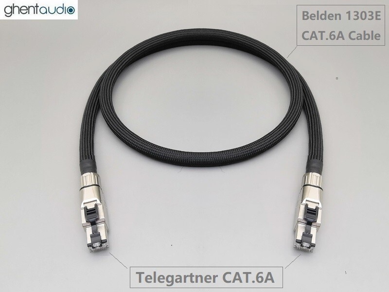 ET11(A) Belden 1303E CAT6A Ethernet RJ45 Network Cable & Telegartner connector