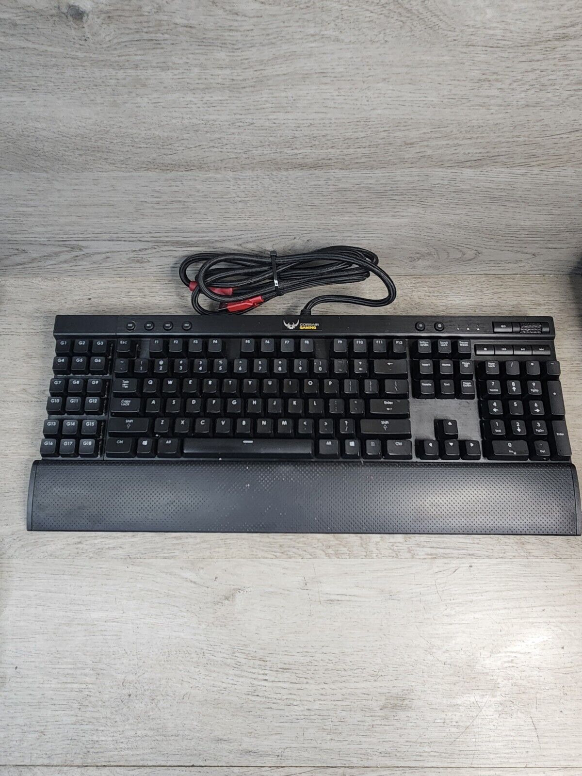 Corsair K95 RGB Gaming Keyboard W/Attached Wrist Rest