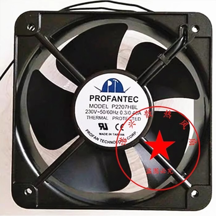 PROFANTEC P2207HBL 230V 0.3/0.46A 20572 Axial Cooling Fan