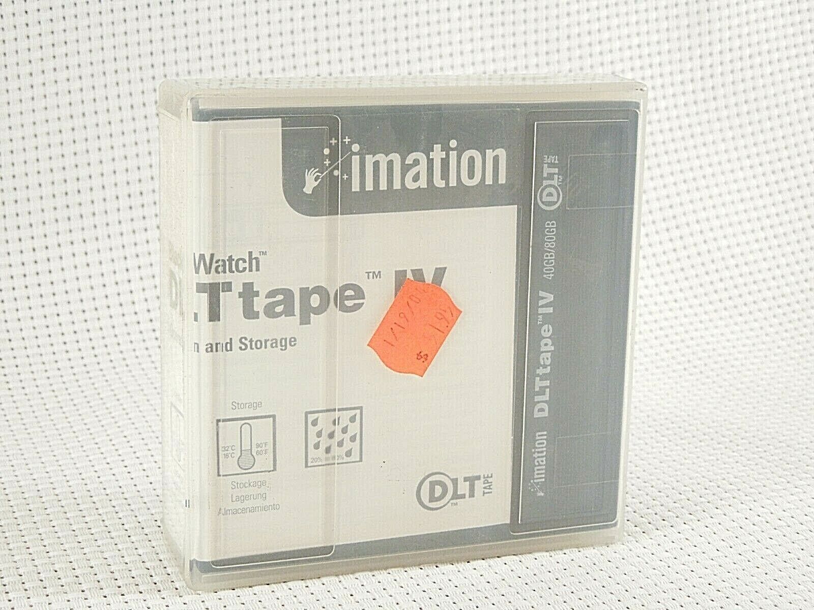 Imation Black Watch DLT Tape IV 40GB 80GB Storage Disc Tape Cartridge Blank NEW