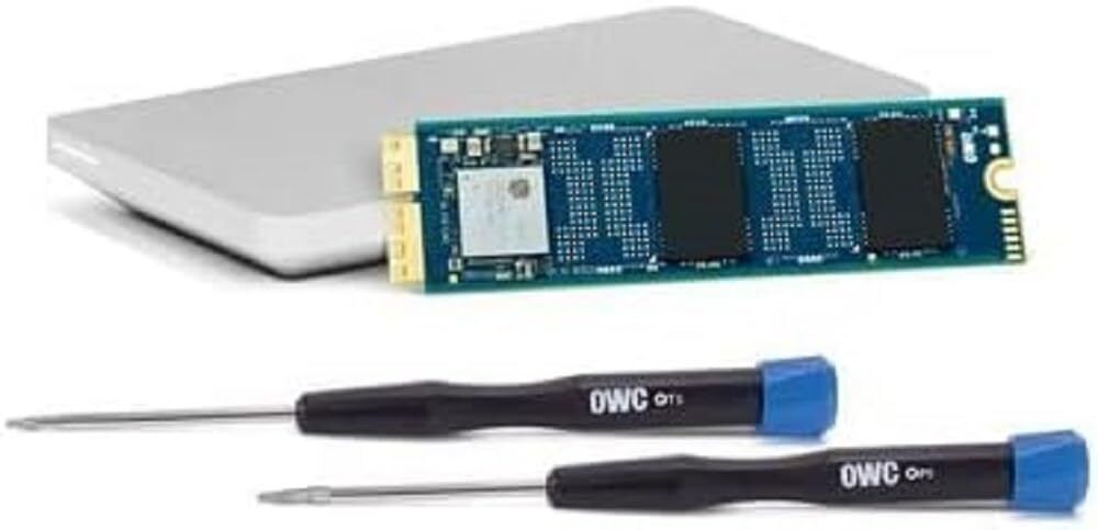 OWC 1TB Aura N2 NVMe SSD Upgrade Kit w/Envoy Pro Enclosure Compatible with MacBo