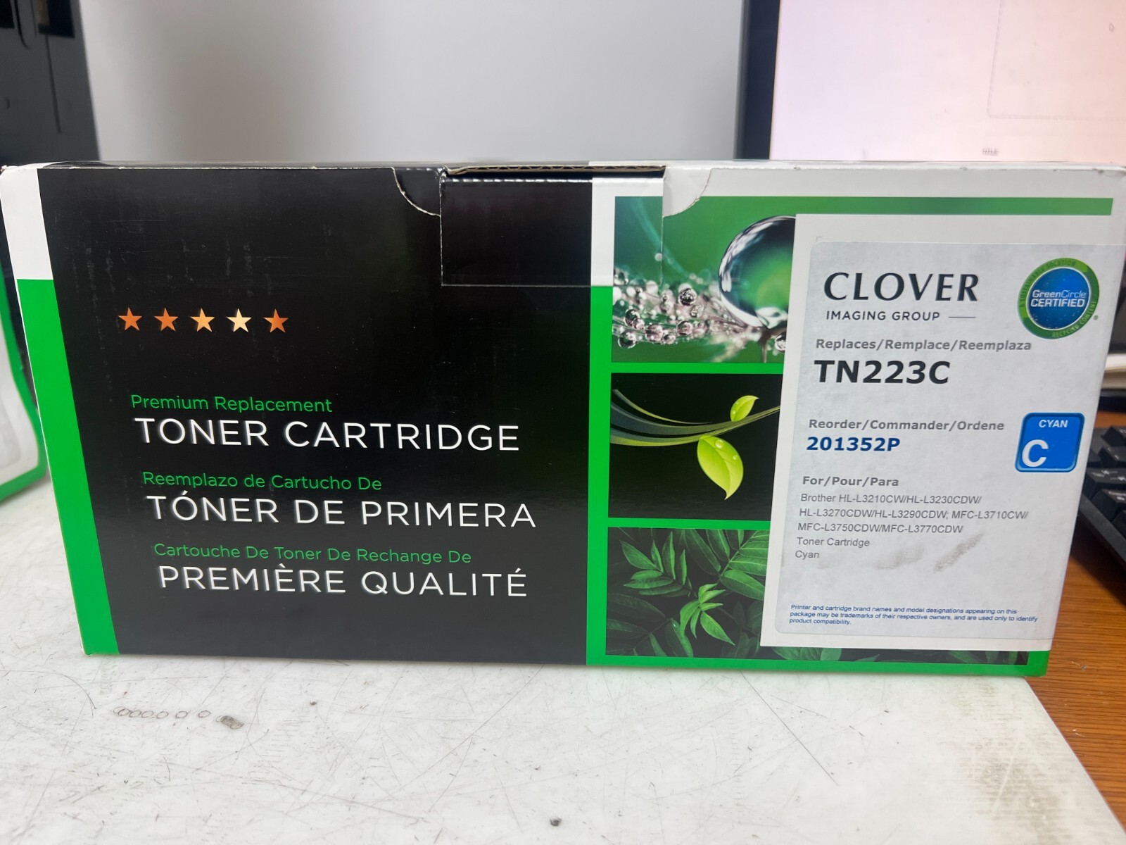 👀 NEW CLOVER PREMIUM REPLACEMENT TONER CARTRIDGE TN223C