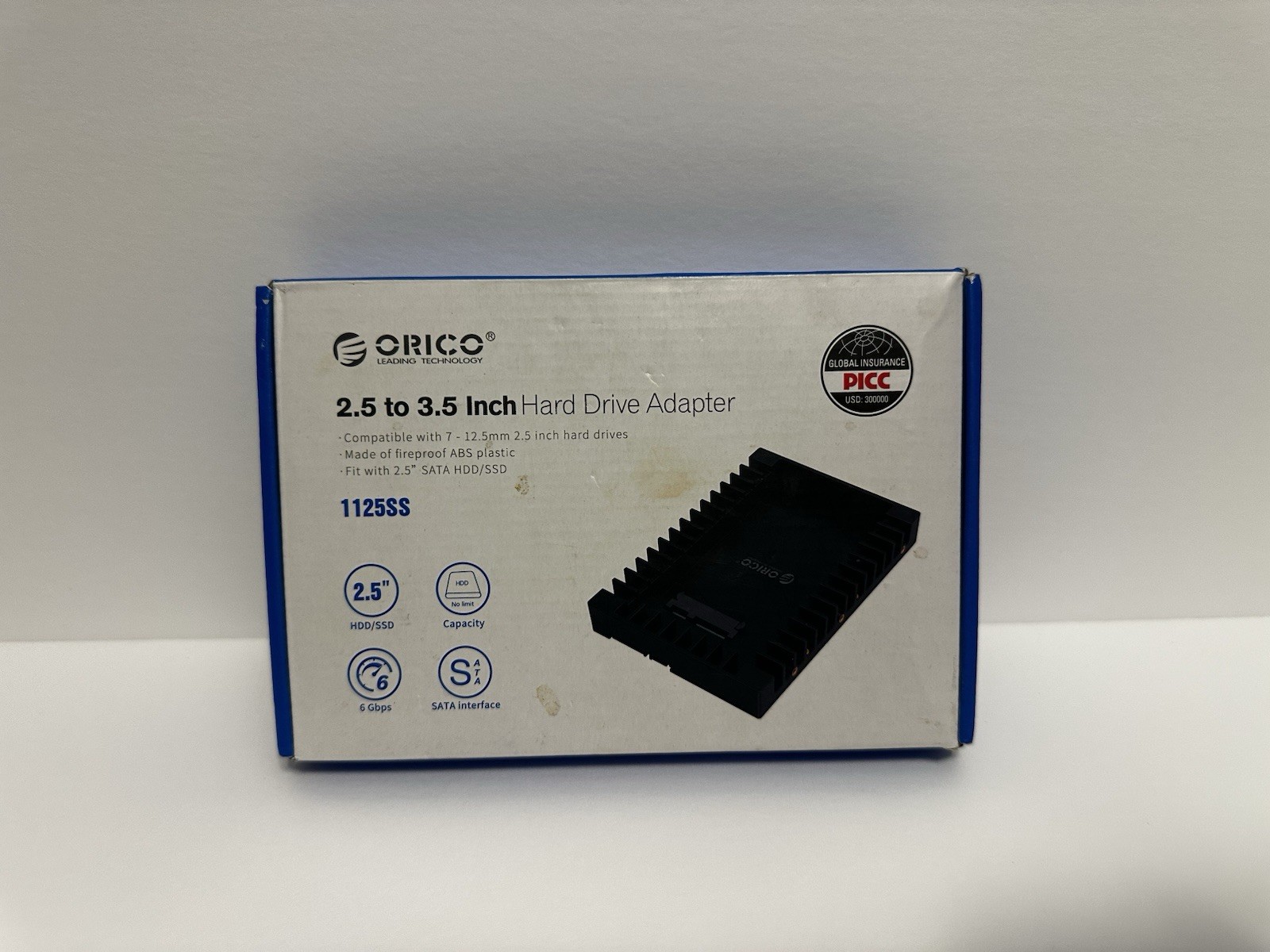 ORICO 2.5 to 3.5 Hard Drive Adapter Converter Caddy SATA III SSD HDD 1125SS