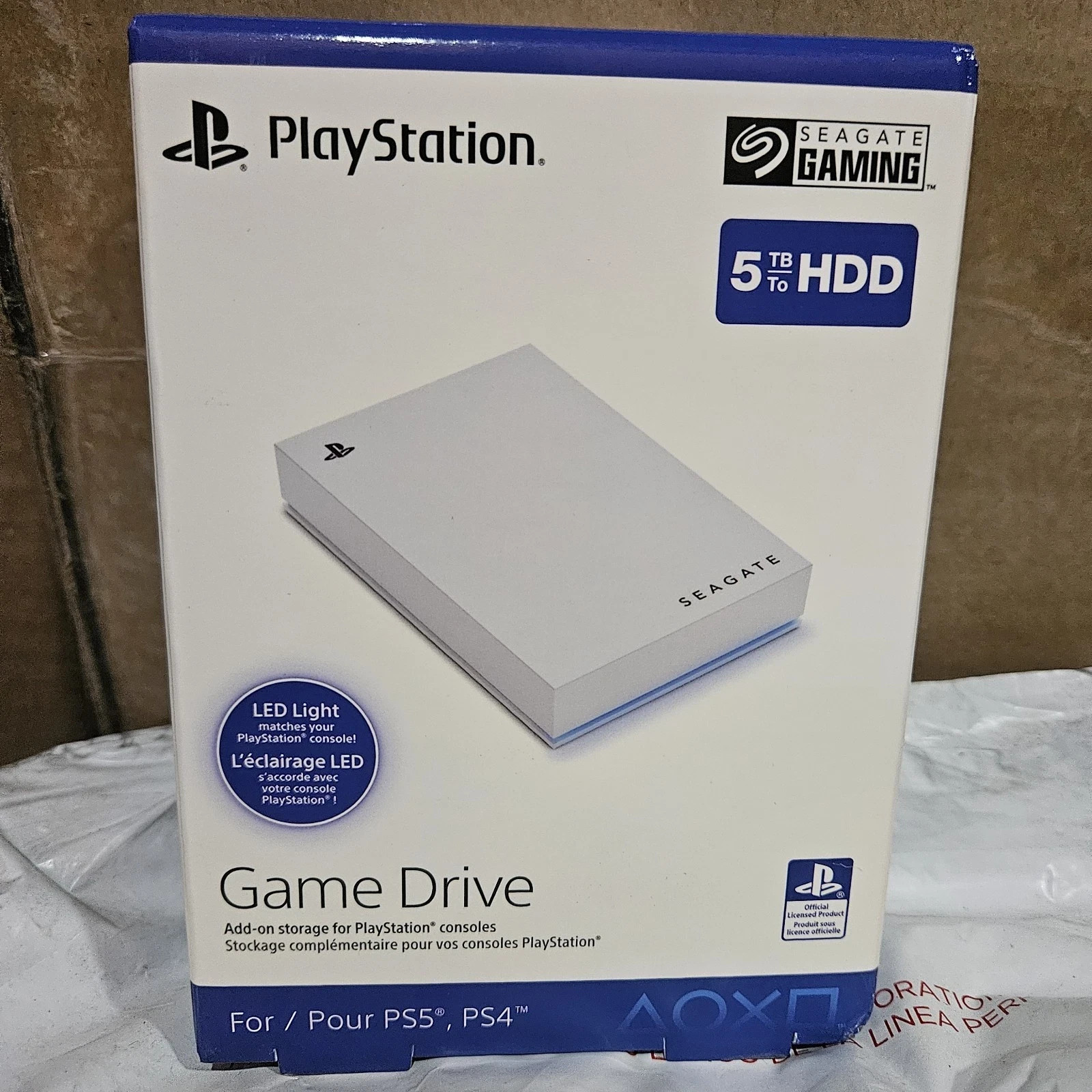 5TB Seagate Game Drive for PS5 USB 3.0 Portable Hard Drive **PARTS**