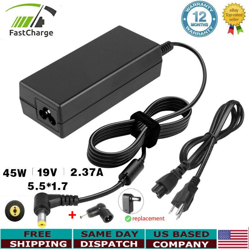 AC Adapter Power Supply Cord For Acer R221Q R240HY R251 R271 LED LCD Monitor