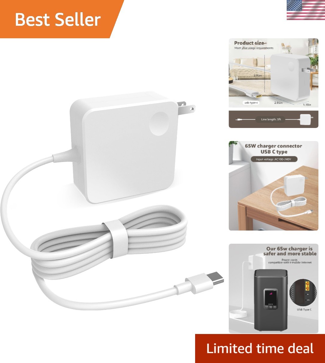 Power Cord for T-Mobile 5G Internet Box Gateway Arcadyan Adapter, Compatible ...